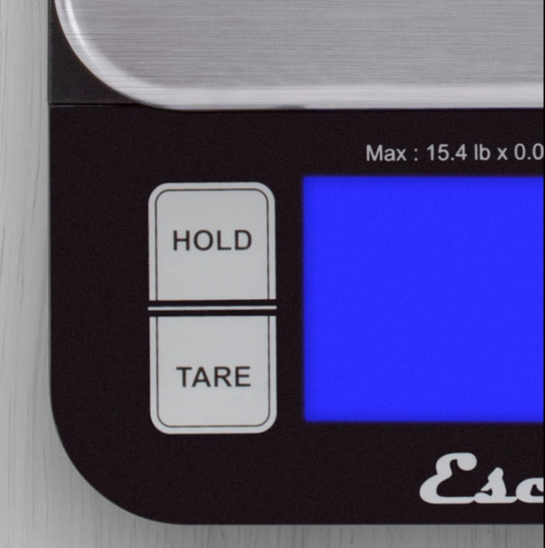 Escali Nutro Red Digital Kitchen Scale by Kitchen Niche