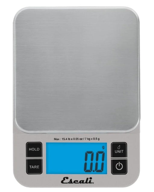 Escali Nutro Silver Digital Kitchen Scale by Kitchen Niche