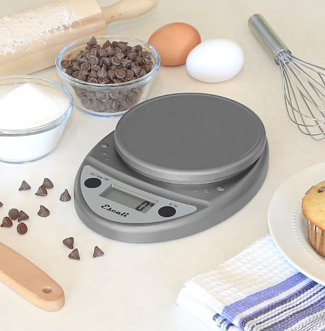 Escali Primo Digital Kitchen Scale Metallic by Kitchen Niche
