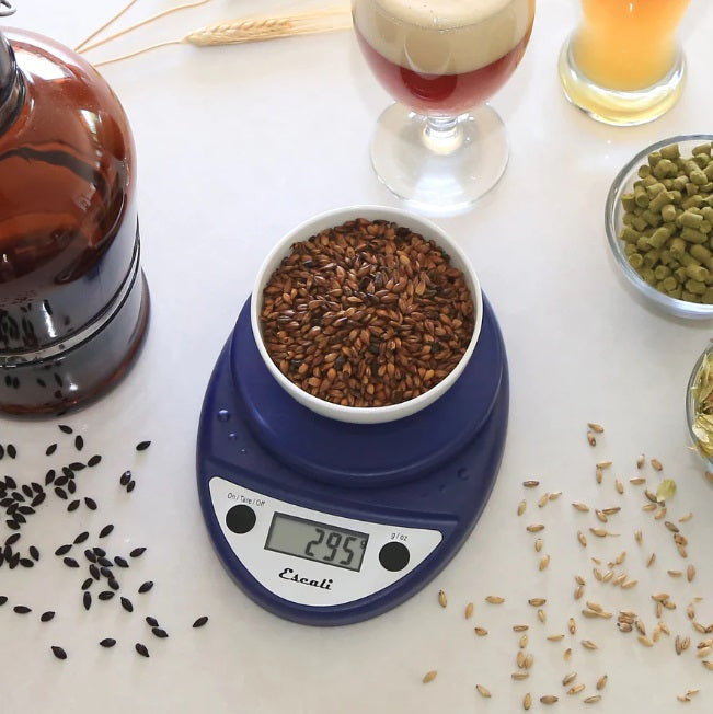 Escali Primo Digital Kitchen Scale Royal Blue by Kitchen Niche