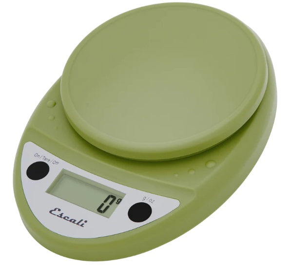 Escali Primo Digital Kitchen Scale Tarragon Green by Kitchen Niche