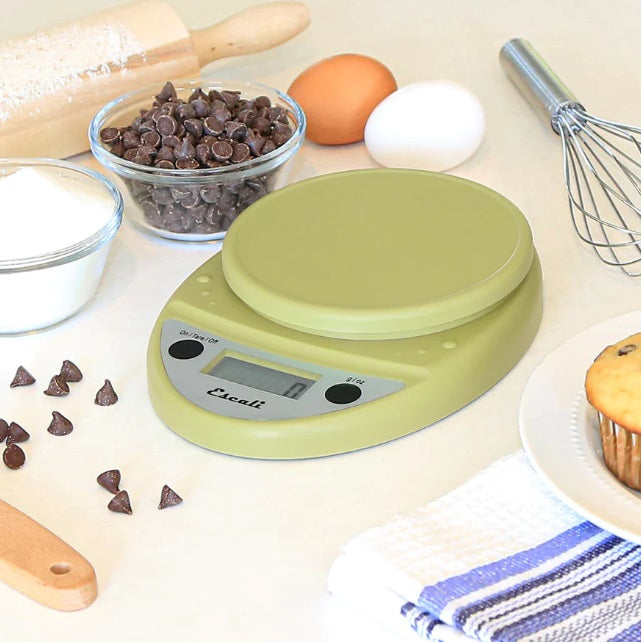 Escali Primo Digital Kitchen Scale Tarragon Green by Kitchen Niche