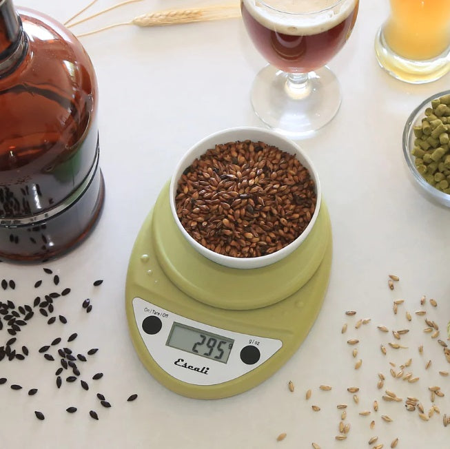 Escali Primo Digital Kitchen Scale Tarragon Green by Kitchen Niche