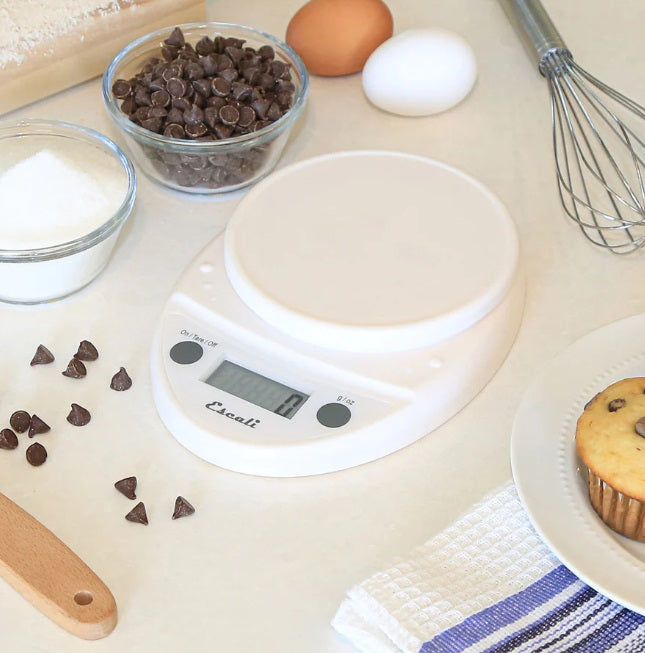 Escali Primo Digital Kitchen Scale White by Kitchen Niche