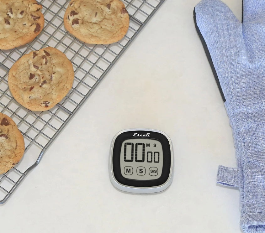 Escali Touch Screen Digital Timer Black by Kitchen Niche
