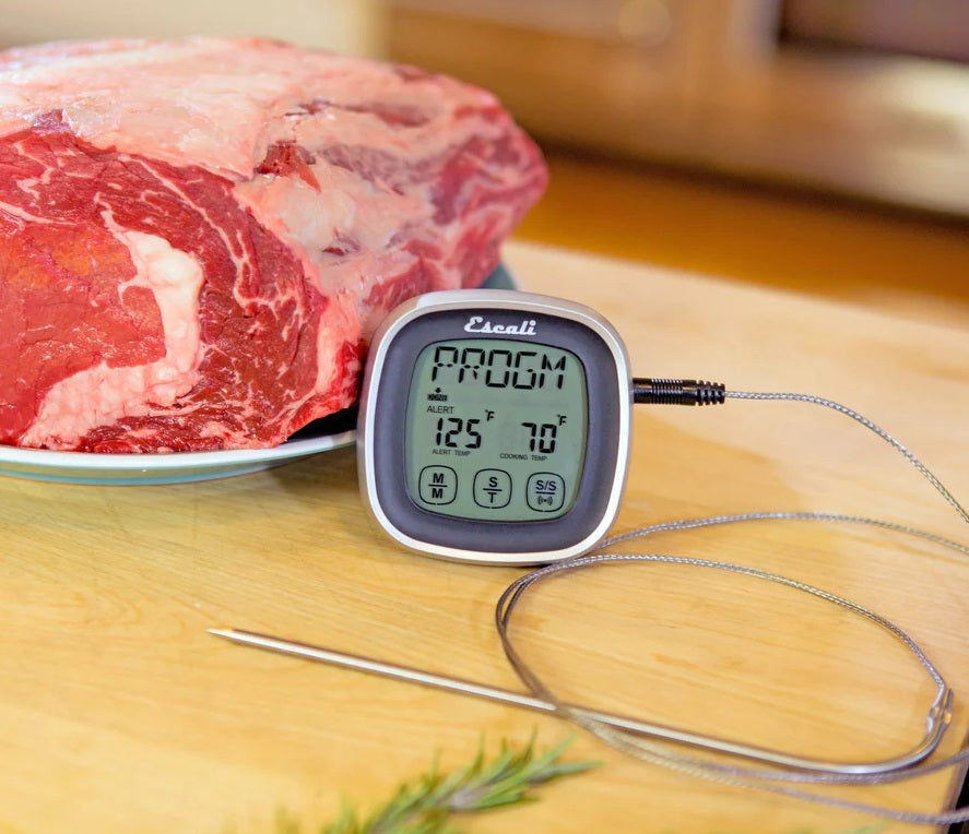 Escali Touch Screen Thermometer & Timer Black by Kitchen Niche