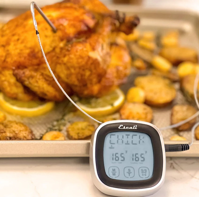 Escali Touch Screen Thermometer & Timer Black by Kitchen Niche