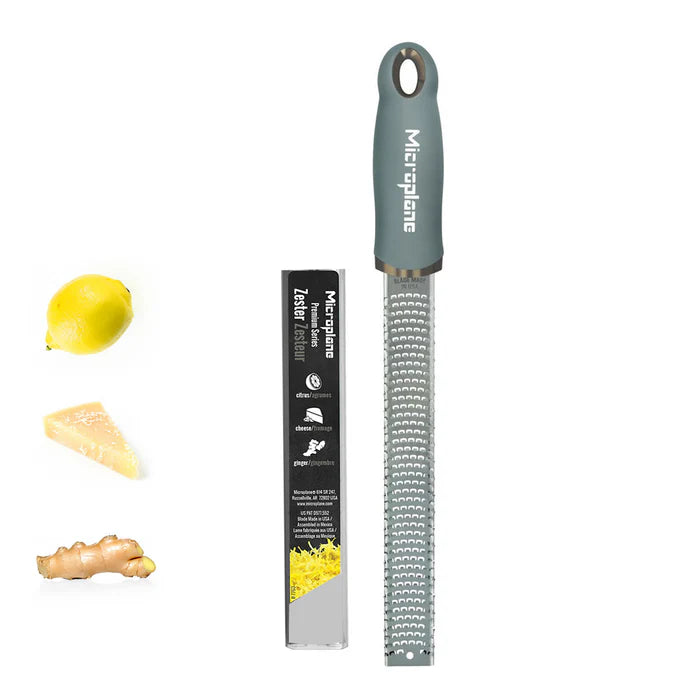 Microplane Premium Series Zester / Grater – Eucalyptus Green by Kitchen Niche