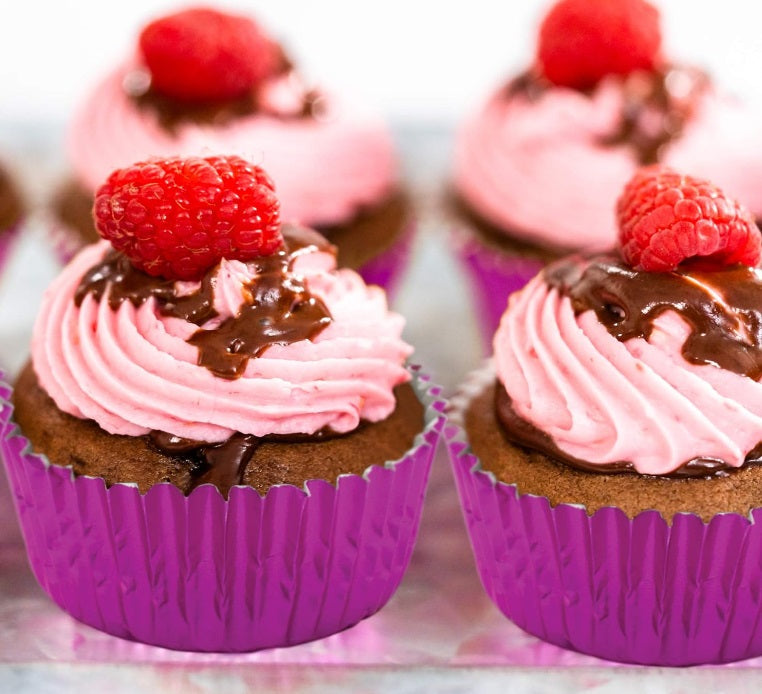 Fox Run Hot Pink Foil Baking Cups Set of 32 by Kitchen Niche