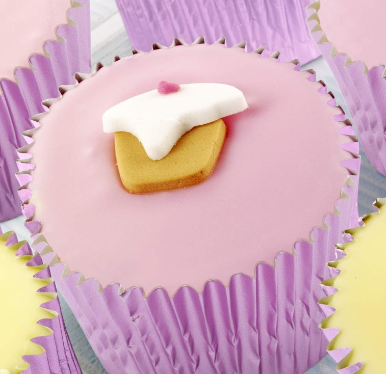 Fox Run Light Pink Foil Baking Cups Set of 32 by Kitchen Niche