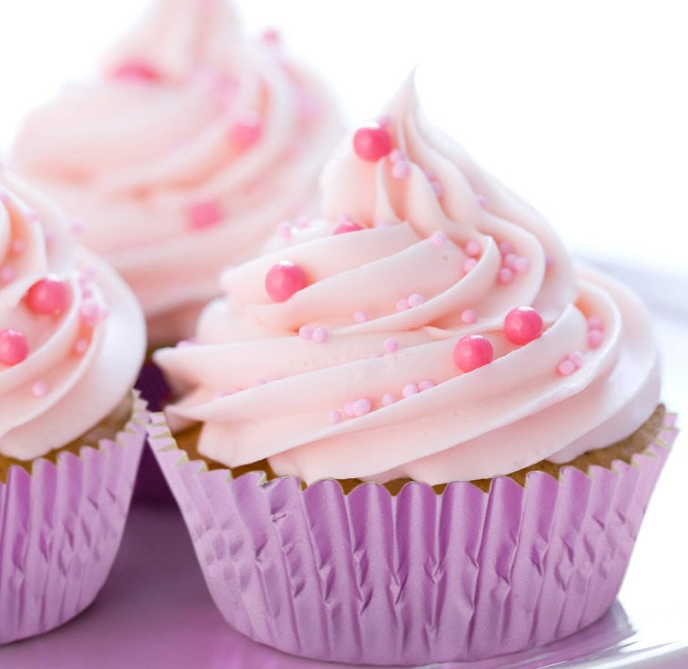 Fox Run Light Pink Foil Baking Cups Set of 32 by Kitchen Niche