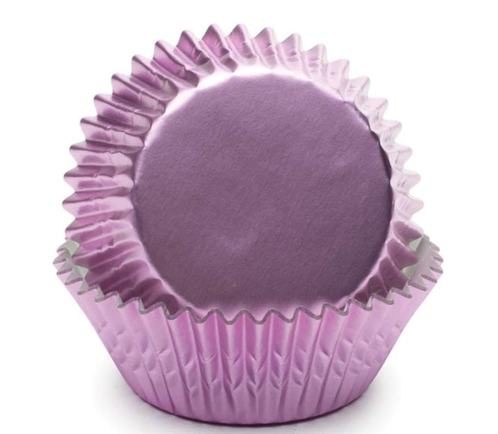 Fox Run Light Pink Foil Baking Cups Set of 32 by Kitchen Niche