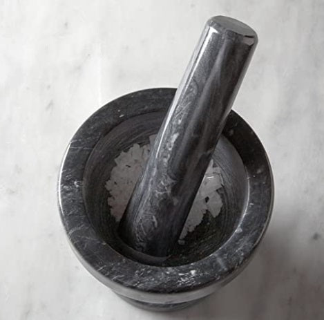 Fox Run Black Marble Mortar & Pestle 3-Inch by Kitchen Niche