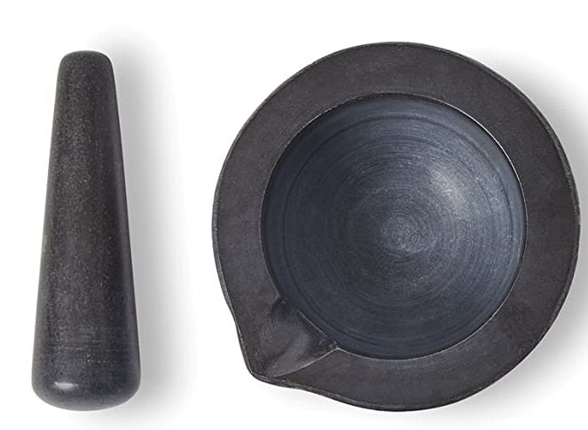 Fox Run Black Marble Mortar & Pestle by Kitchen Niche