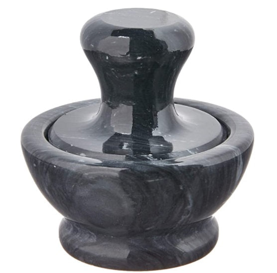 Fox Run Small Black Marble Mortar &amp; Pestle by Kitchen Niche