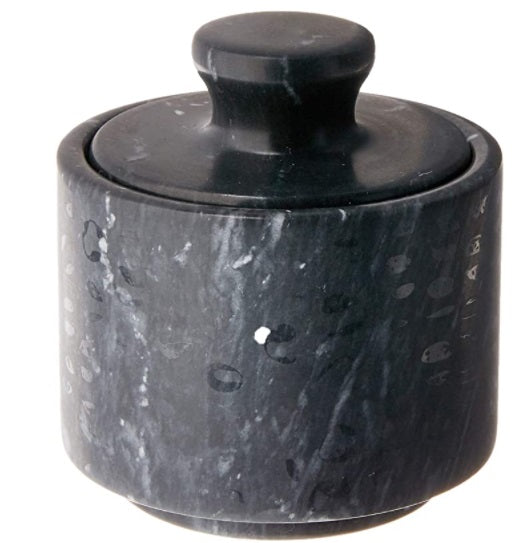 Fox Run Black Marble Salt Cellar by Kitchen Niche