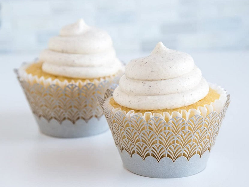 Fox Run Bridal Art Deco Cupcake Wrap Set of 12 by Kitchen Niche
