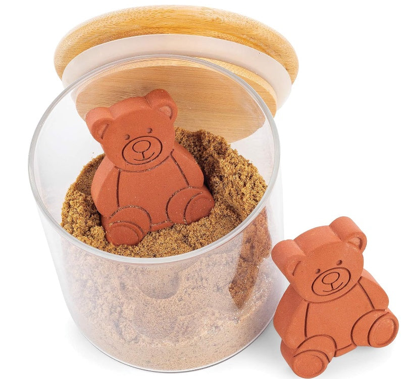 Fox Run Brown Sugar Bear Keeper & Saver Set of 2 by Kitchen Niche