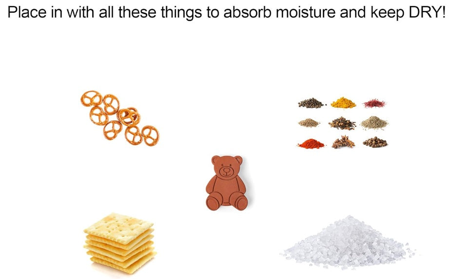 Fox Run Brown Sugar Bear Keeper & Saver Set of 2 by Kitchen Niche