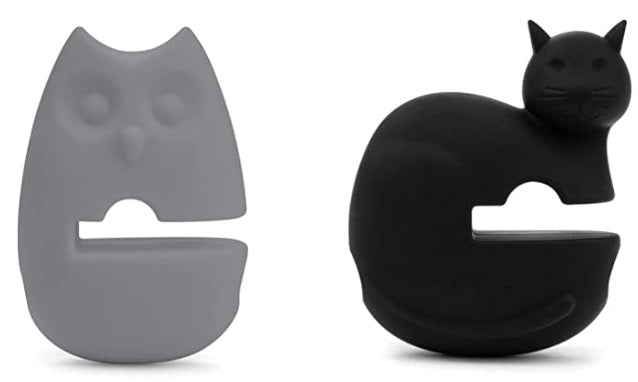 Fox Run Cat & Owl Pot Clip Set of 2 by Kitchen Niche