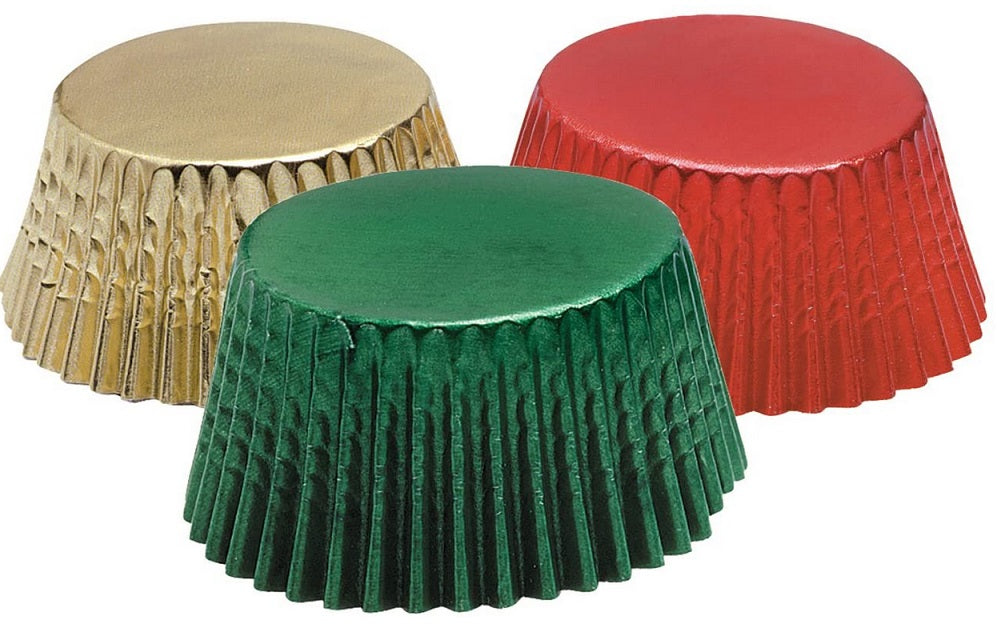 Fox Run Christmas Foil Baking Cup Set of 45 by Kitchen Niche