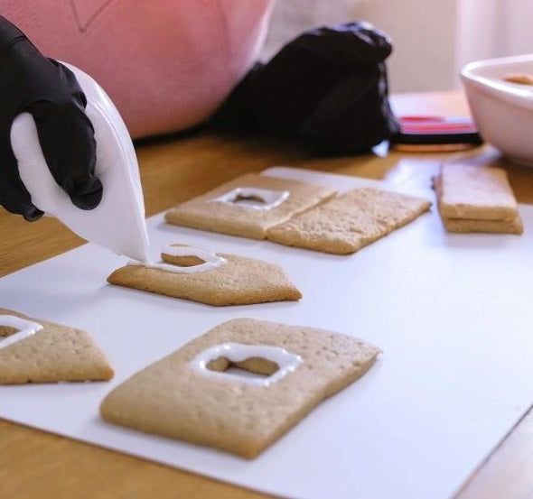 Fox Run Gingerbread House Christmas Village Set by Kitchen Niche