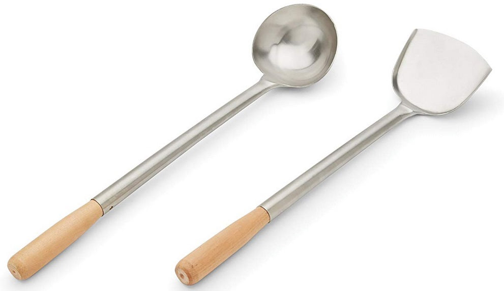 Fox Run Chuan & Hoak Wok & Stir Fry Tool Set by Kitchen Niche