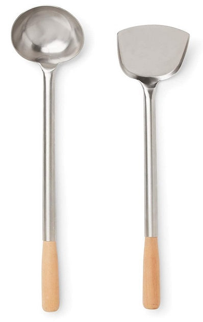 Fox Run Chuan & Hoak Wok & Stir Fry Tool Set by Kitchen Niche