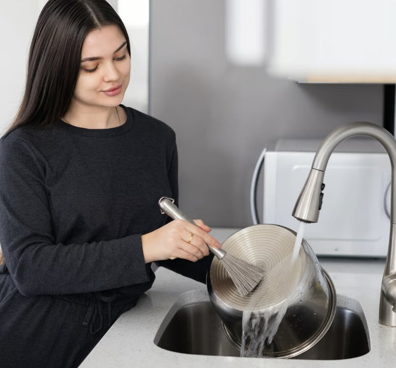 Fox Run Cleaning Brush with Stainless Steel Bristles by Kitchen Niche