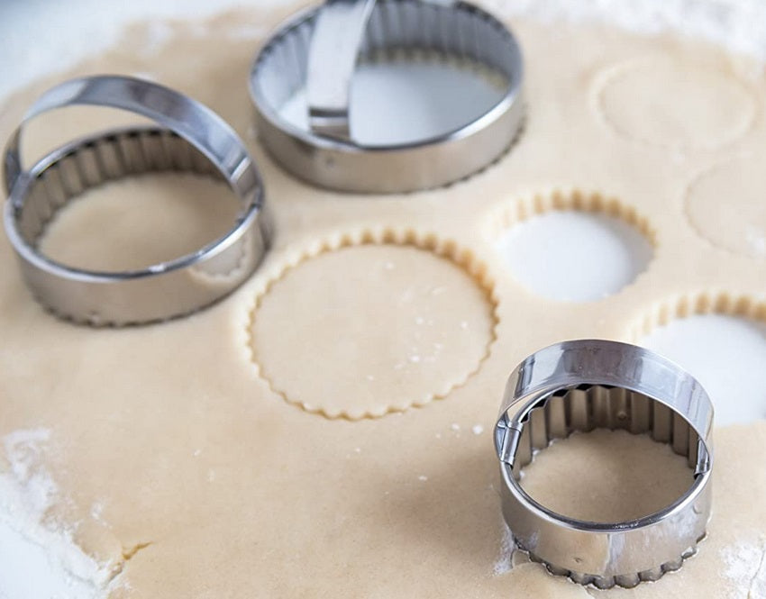 Fox Run Crinkled Cookie Cutter Set by Kitchen Niche