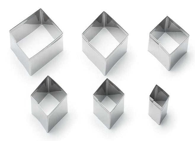 Fox Run Diamond Cookie Cutter Set by Kitchen Niche