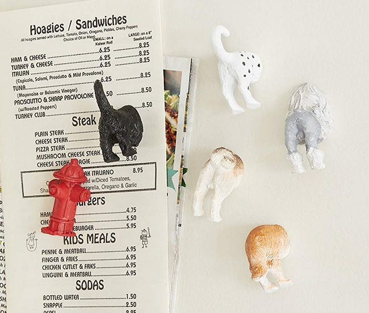 Fox Run Dog Tail Magnet Set of 6 by Kitchen Niche