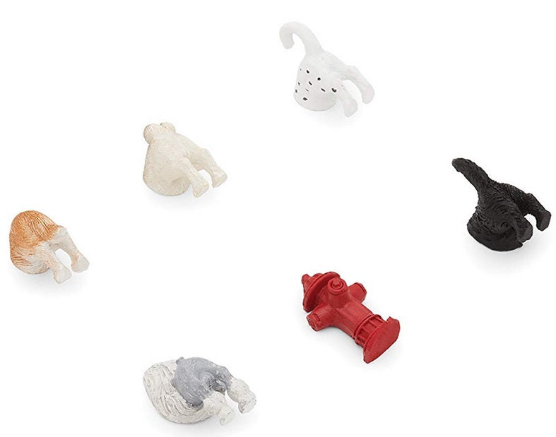 Fox Run Dog Tail Magnet Set of 6 by Kitchen Niche