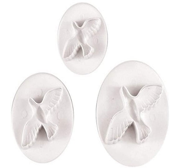 Fox Run Dove Fondant Plunger Cutter Set by Kitchen Niche
