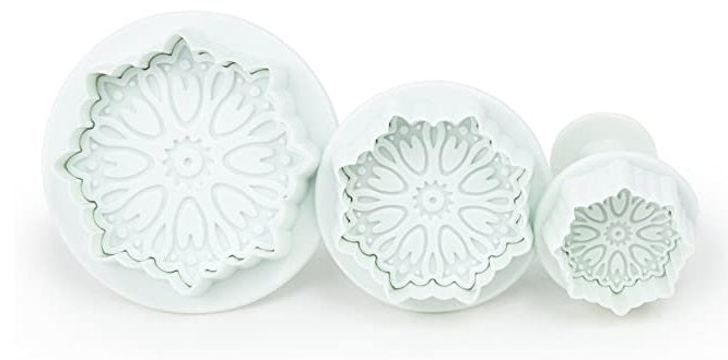 Fox Run Elegant Flowers Fondant Plunger Cutter Set by Kitchen Niche