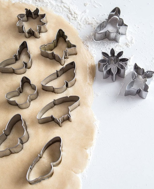 Fox Run Flower & Butterfly Cookie Cutter Set by Kitchen Niche