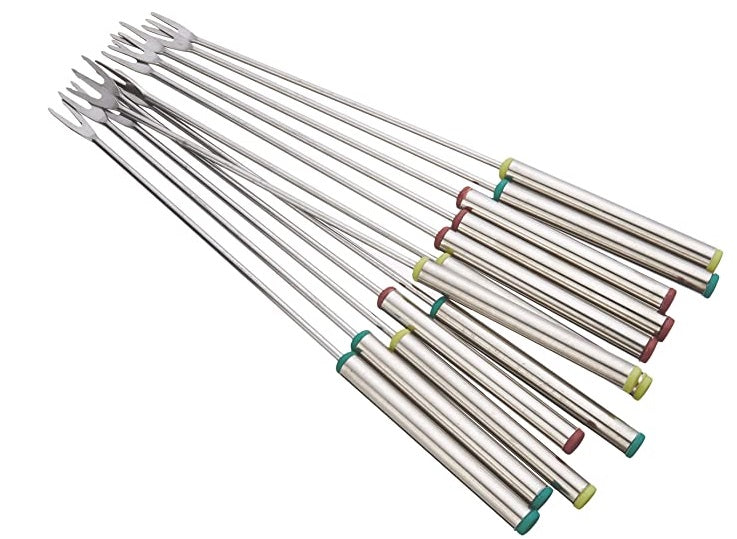 Fox Run Stainless Steel Fondue Forks Set of 12 by Kitchen Niche