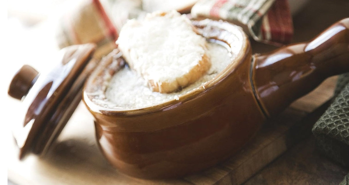 Fox Run Restaurant Style French Onion Soup Bowl with Lid by Kitchen Niche