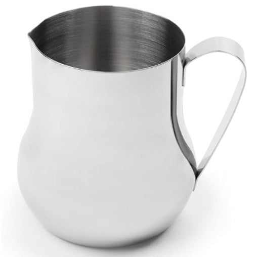 Fox Run Stainless Steel Creamer / Frother Pitcher 13oz by Kitchen Niche