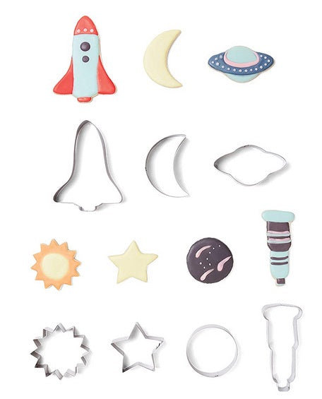 Fox Run Galileo's Astronomy Cookie Cutter Set by Kitchen Niche
