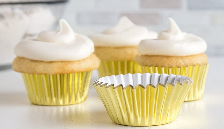 Fox Run Gold Foil Mini Baking Cup Set of 48 by Kitchen Niche