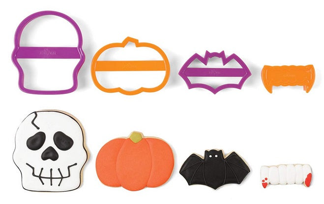 Fox Run Skull Halloween Cookie Cutter Set by Kitchen Niche