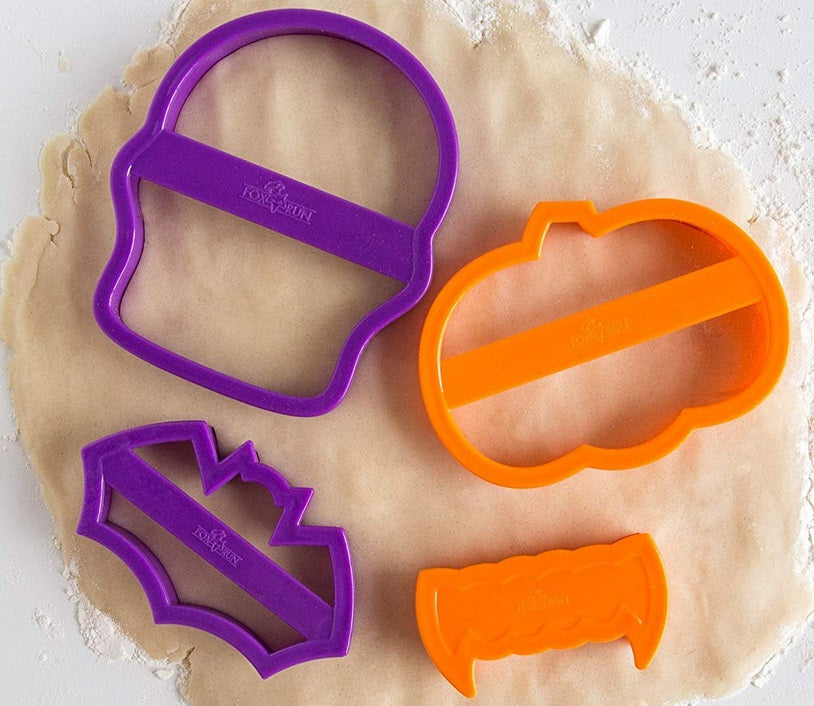 Fox Run Skull Halloween Cookie Cutter Set by Kitchen Niche