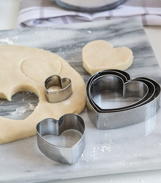 Fox Run Heart Cookie Cutter Set by Kitchen Niche