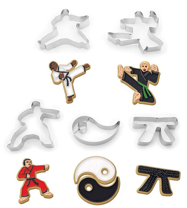 Fox Run Karate Cookie Cutter Set by Kitchen Niche