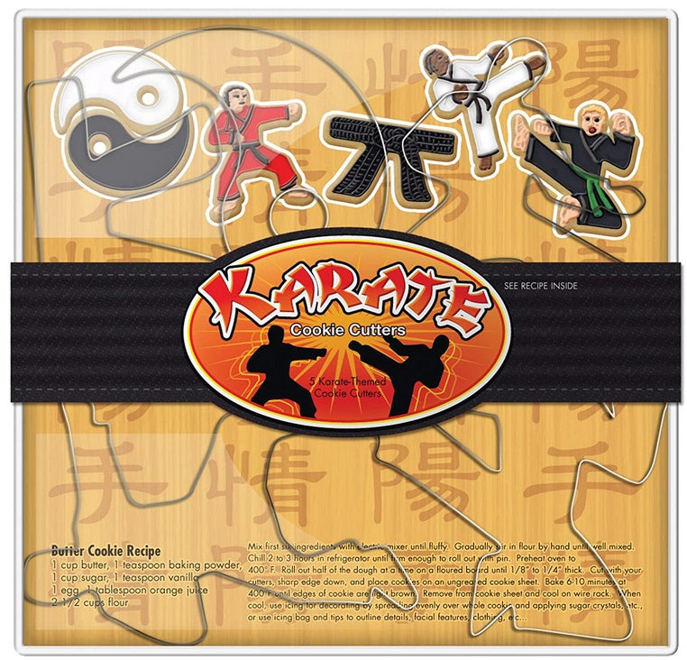 Fox Run Karate Cookie Cutter Set by Kitchen Niche