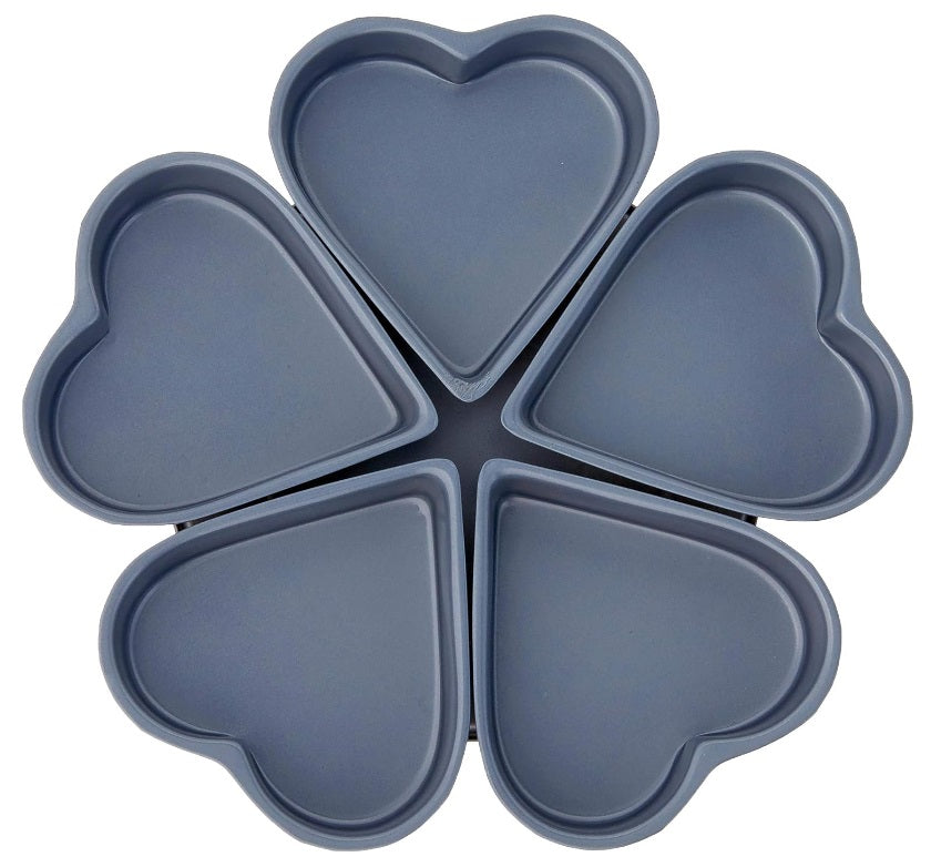 Fox Run Linked Heart Cake Pan by Kitchen Niche