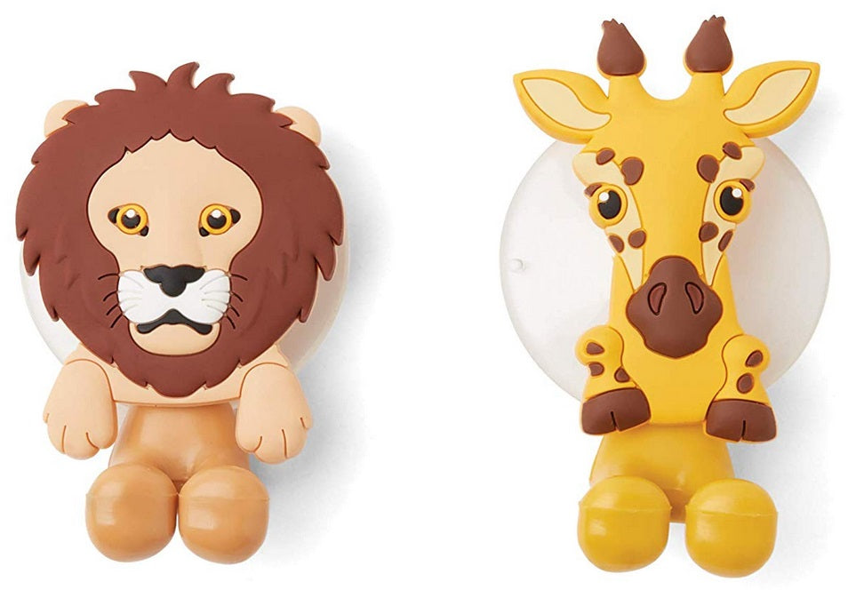 Fox Run Lion & Giraffe Toothbrush Holders by Kitchen Niche