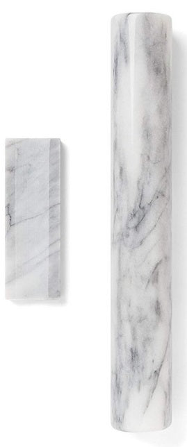 Fox Run White Marble French Rolling Pin by Kitchen Niche