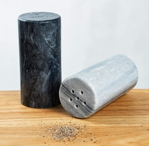 Fox Run Marble Salt & Pepper Shaker Set by Kitchen Niche